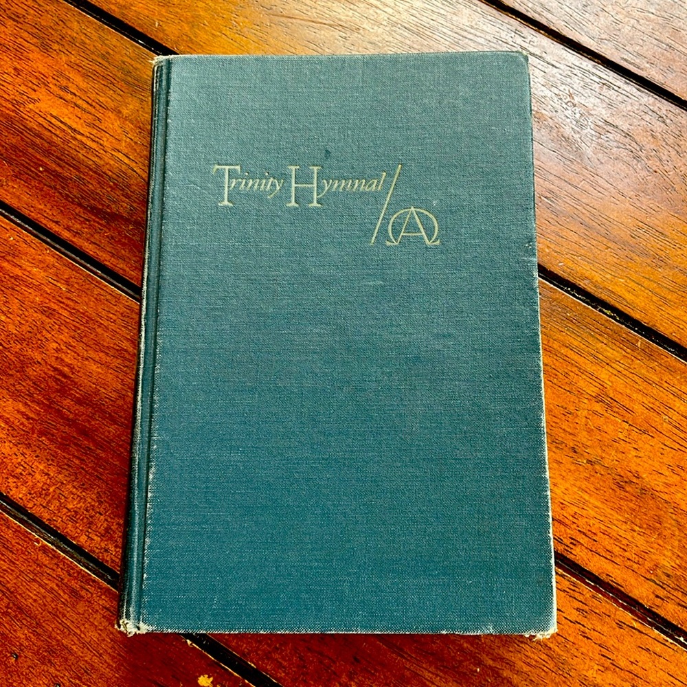 Blue Trinity Hymnal.